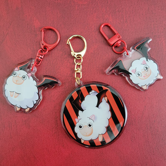 Acrylic Keychains - PIU Diggy the Sheep