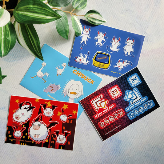 Vinyl sticker sheets - PIU