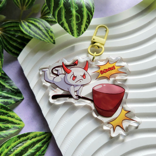 Acrylic Keychain - PIU Devit BONK!