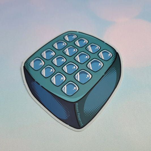 Vinyl sticker - Jubeat controller