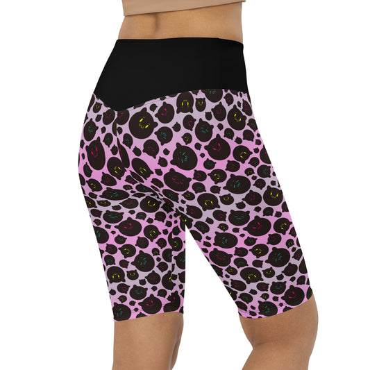 Tamaneko IL Pattern (Pink) - Biker Shorts