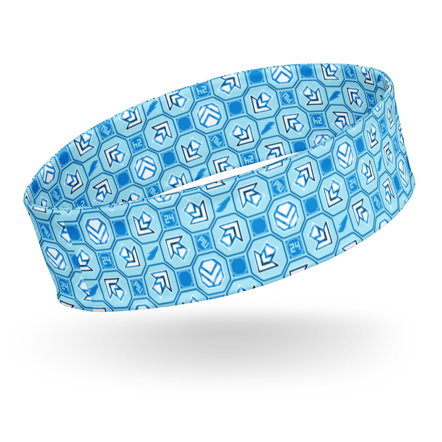 PIU 24 Pattern (light blue) - Headband