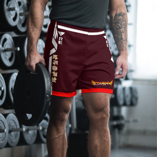 PIU Burning Fashion (White) - Unisex Shorts