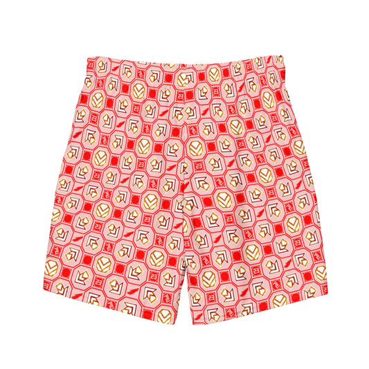 PIU 23 Pattern (Pink) - Swim trunks