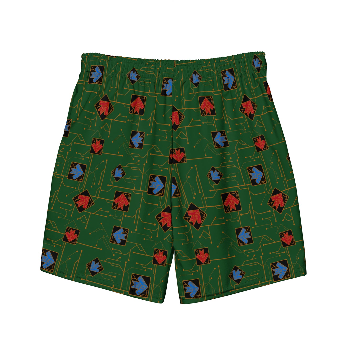 DDR Techno (Green) - Swim trunks