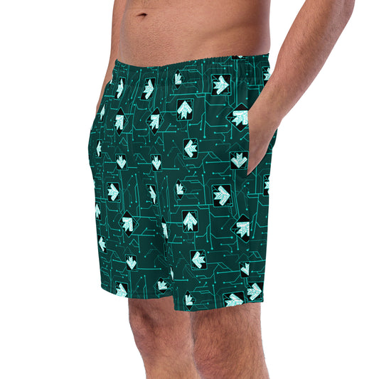 DDR Techno (Blue) - Swim trunks