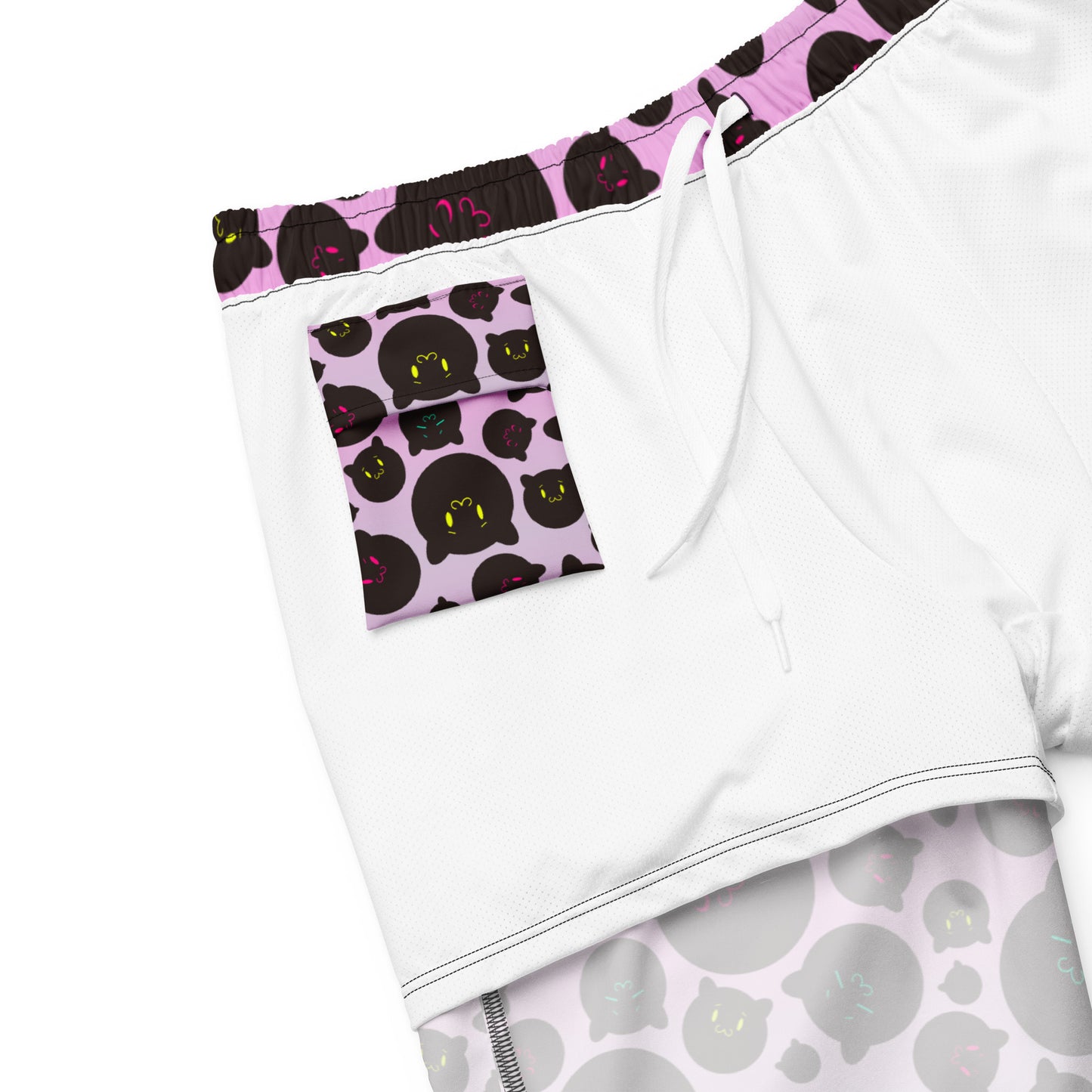 Tamaneko IL Pattern (Pink) - Swim trunks