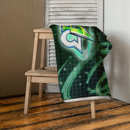 DDR A3 (green theme) - Large Beach Towel