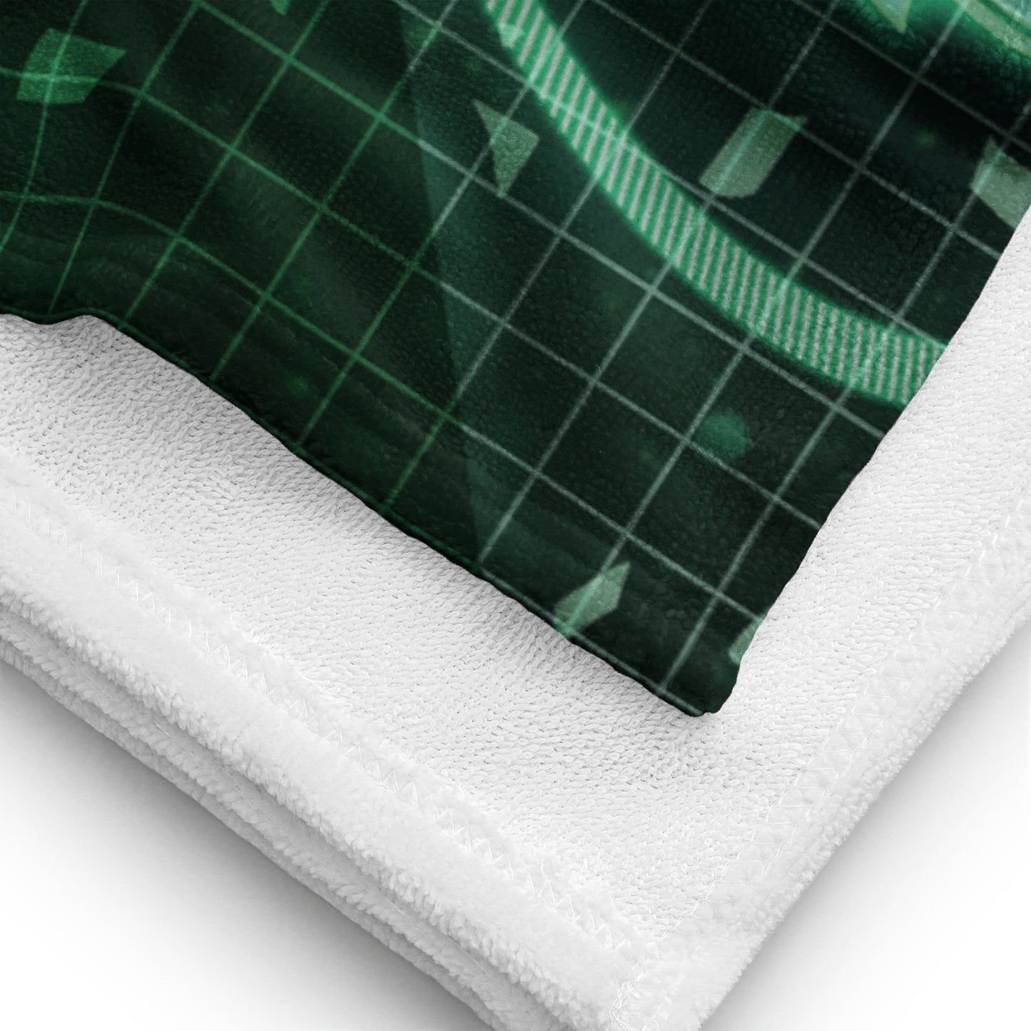 DDR A3 (green theme) - Large Beach Towel