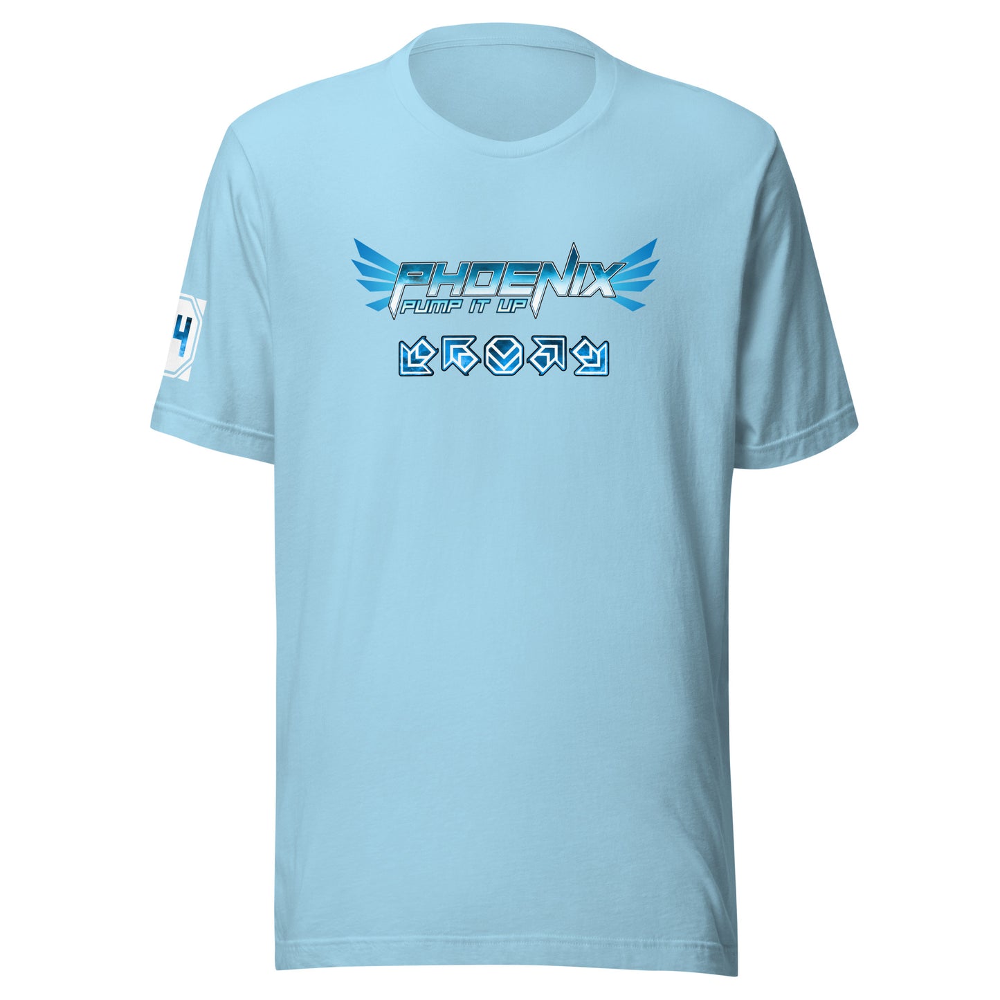 PIU Phoenix (Blue) - Unisex Cotton T-shirt