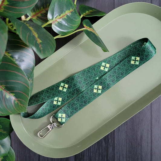 DDR Pattern (green) - Lanyard