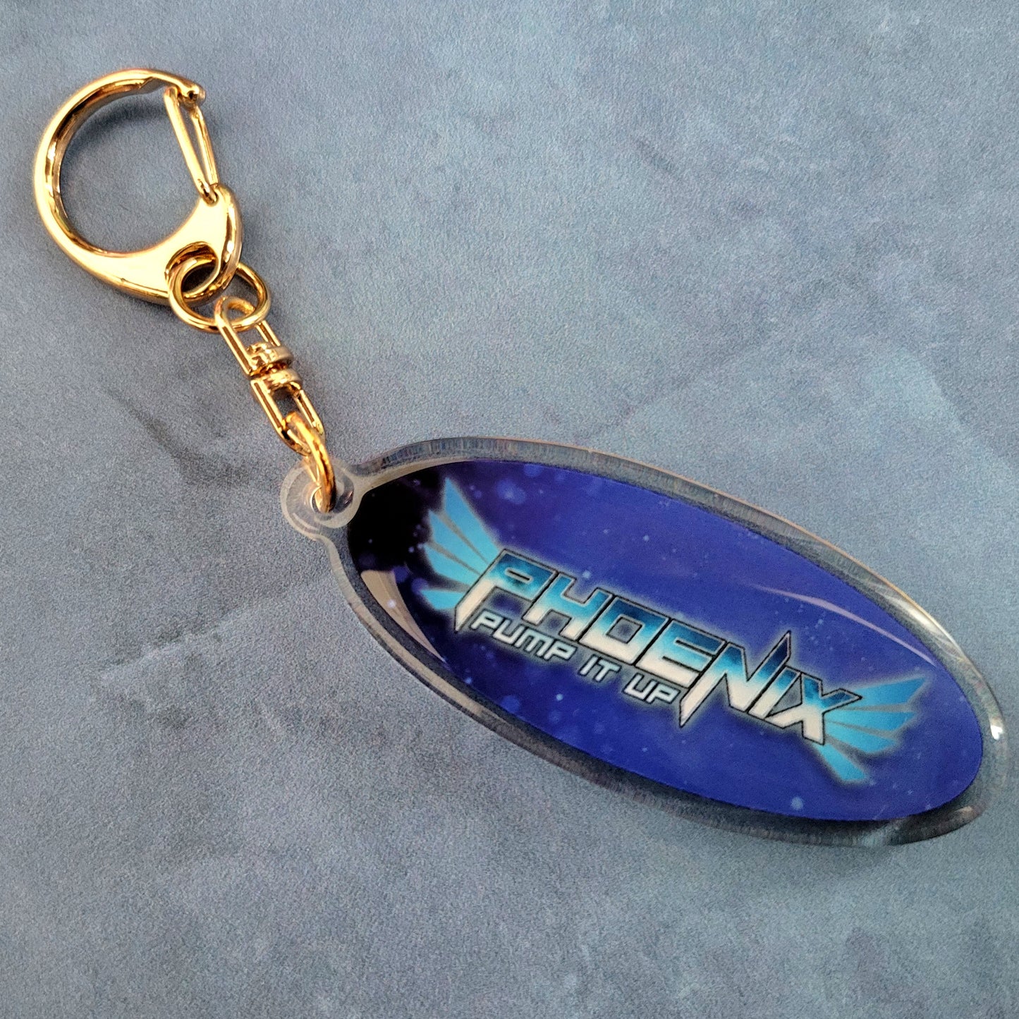 Acrylic Keychain - PIU Phoenix 24 logo