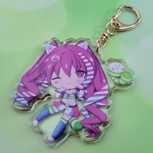 Acrylic Keychain - SDVX Grace (Tamaneko suit)