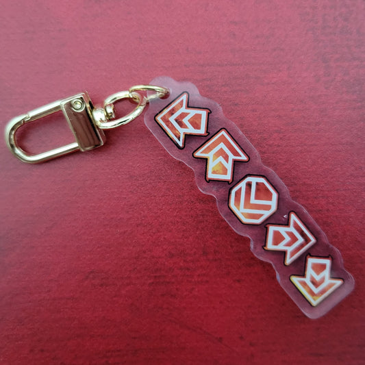 Acrylic Keychain - PIU arrow set