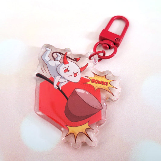 Acrylic Keychain - PIU Devit BONK!