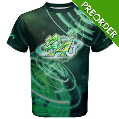 DDR A3 (green theme) T-shirt [PREORDER]