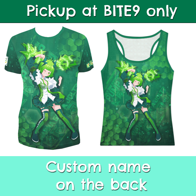 PIU 26 Mascot T-shirt and Tank tops - custom name [BITE9 pickup only]