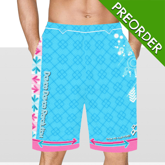 DDR Pastel Blue - Basketball Shorts [PREORDER]