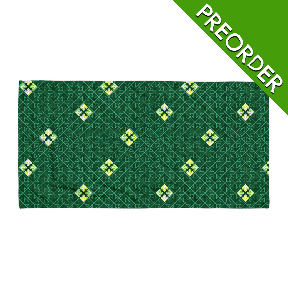 DDR Pattern (Green) - Printed Towels [PREORDER]