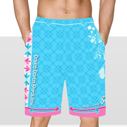 DDR Pastel Blue - Basketball Shorts [PREORDER]