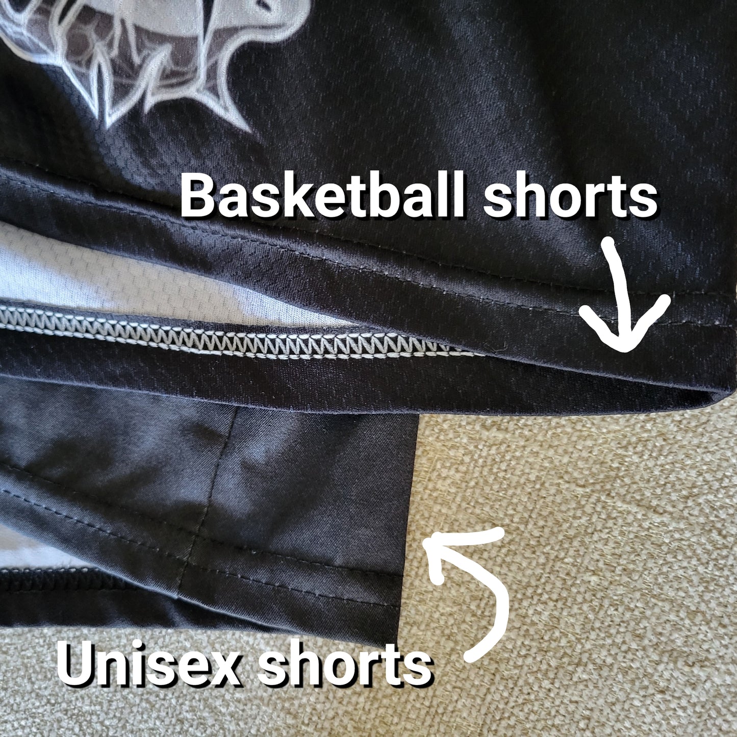 DDR Pastel Gray - Basketball Shorts [PREORDER]