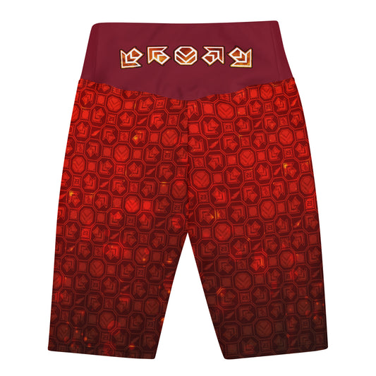 PIU Phoenix Pattern (Fire) - Biker Shorts