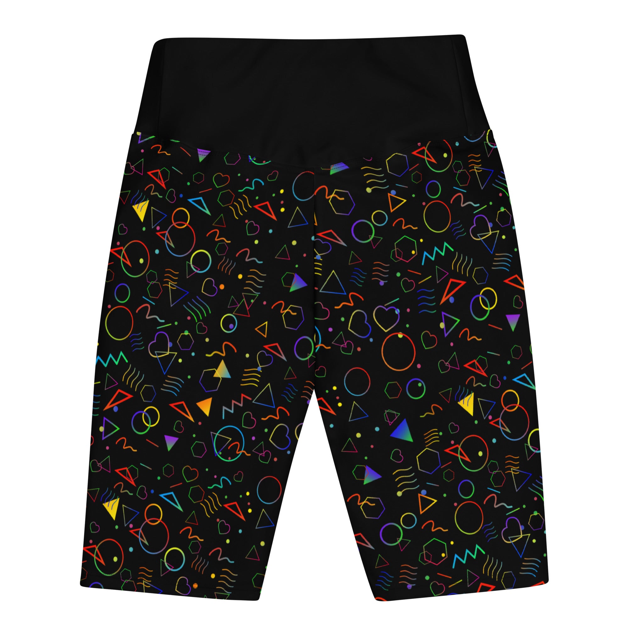 Arcade Carpet Pattern (Rainbow) - Biker Shorts – Mosaic Pawprint