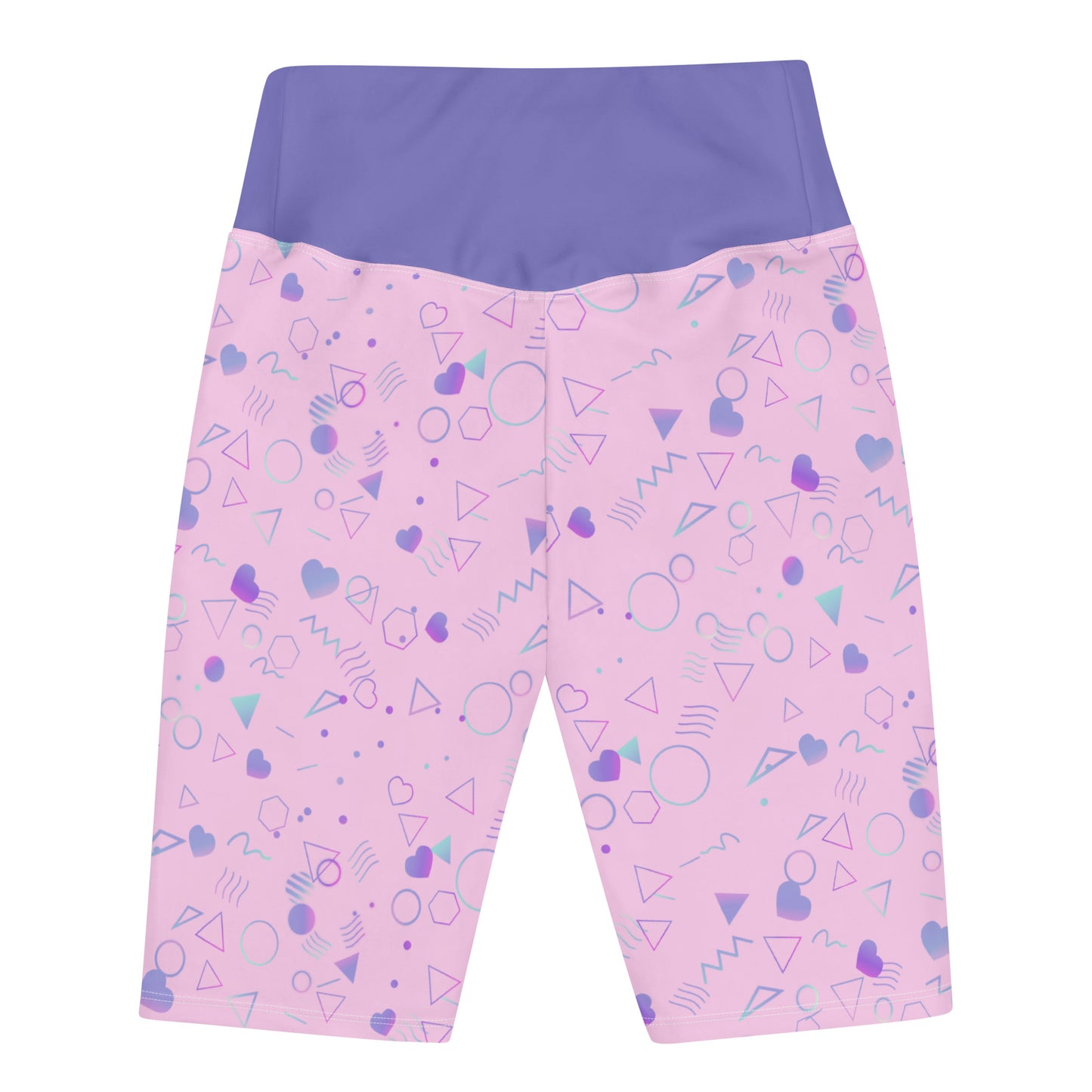 Arcade Carper Pattern (Pastel pink) - Biker Shorts