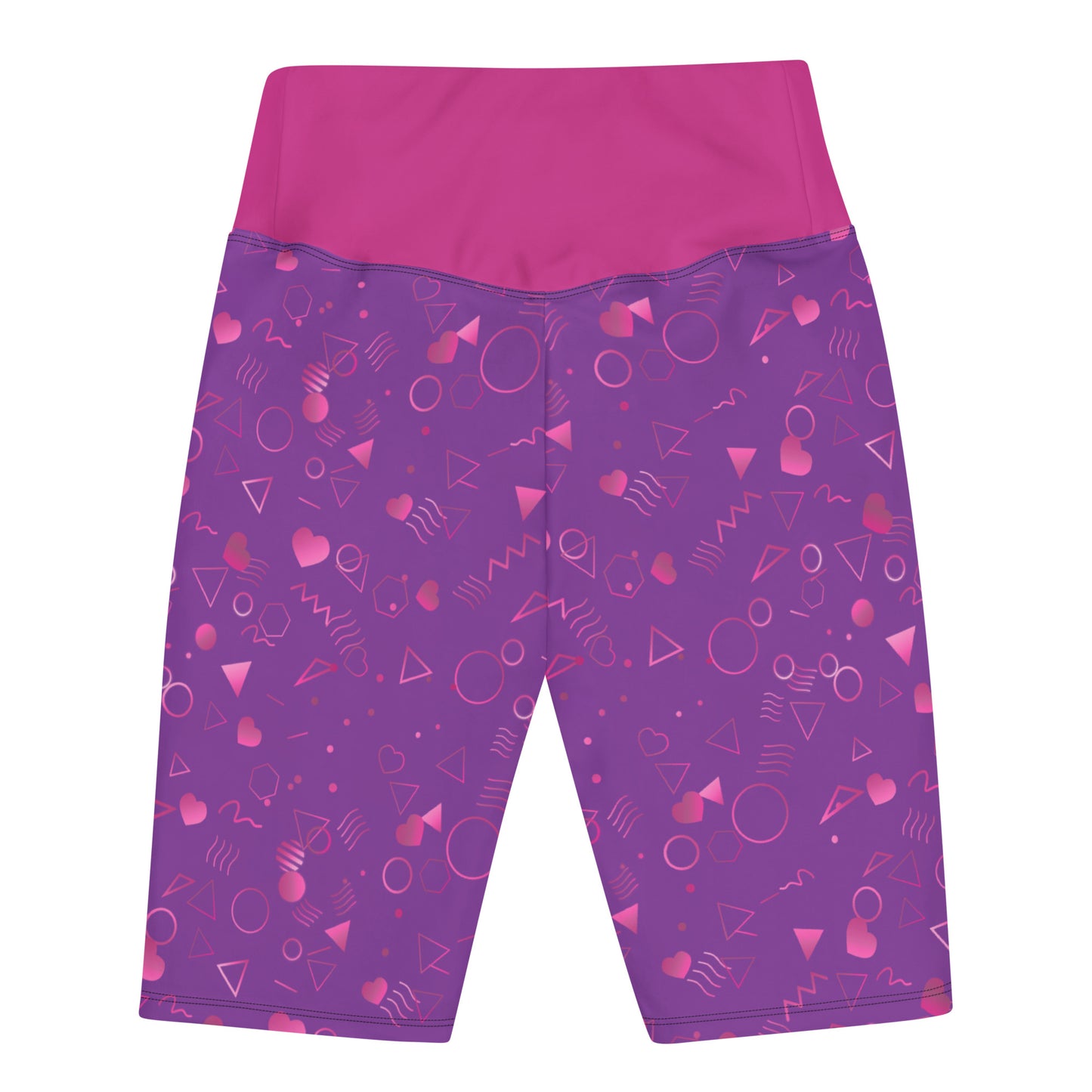 Arcade Carpet Pattern (Pastel purple) - Biker Shorts