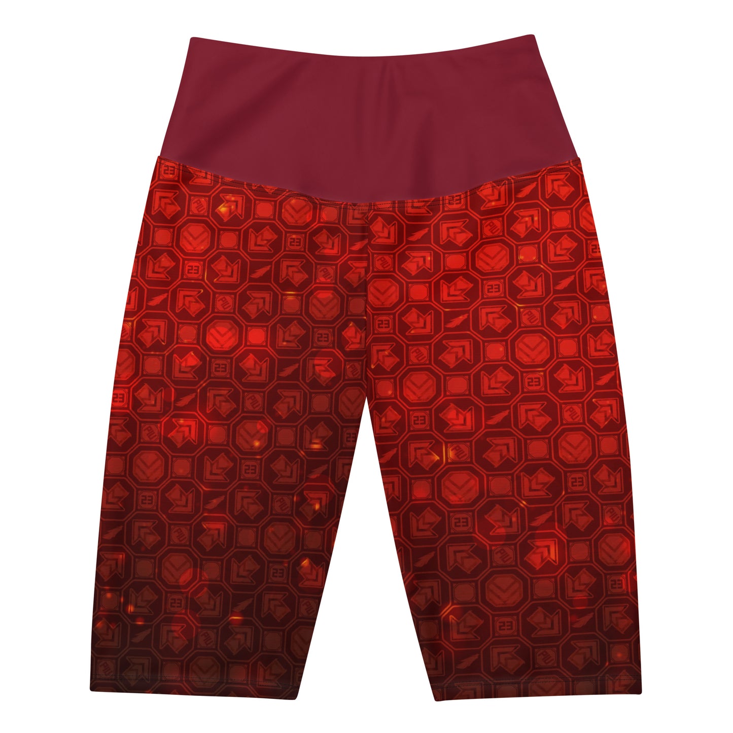 PIU Phoenix Pattern (Fire) - Biker Shorts