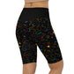 Arcade Carpet Pattern (Rainbow) - Biker Shorts