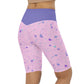 Arcade Carper Pattern (Pastel pink) - Biker Shorts