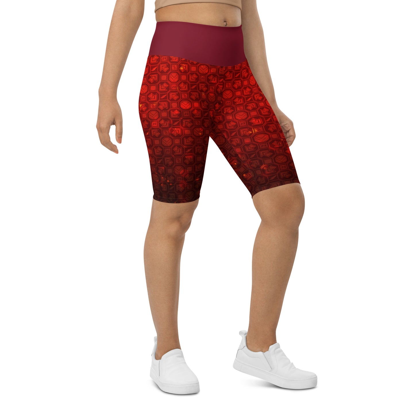 PIU Phoenix Pattern (Fire) - Biker Shorts