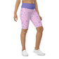 Arcade Carper Pattern (Pastel pink) - Biker Shorts