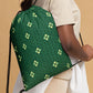 DDR Pattern (Green) - Drawstring bag