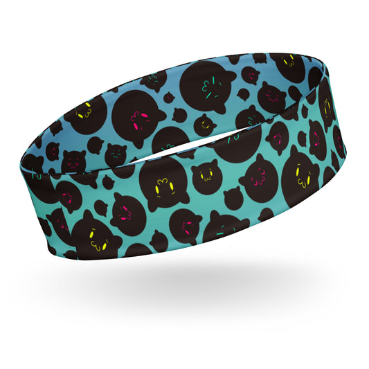 Tamaneko Pattern (Blue) - Headband