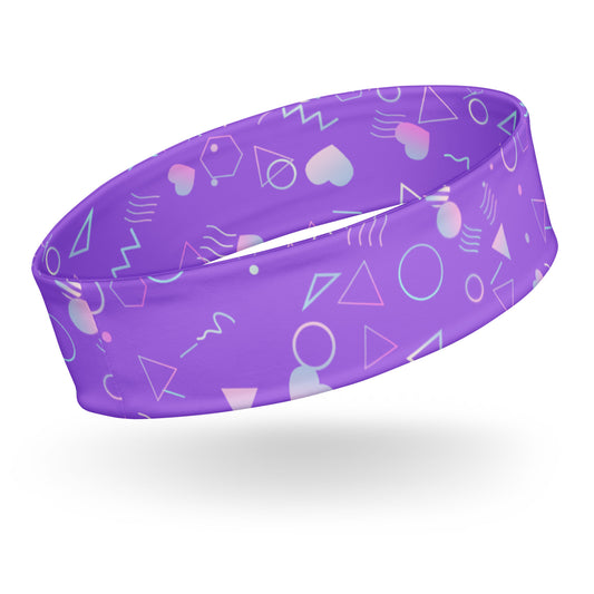 Arcade Carpet Pattern (Pastel lilac) - Headband