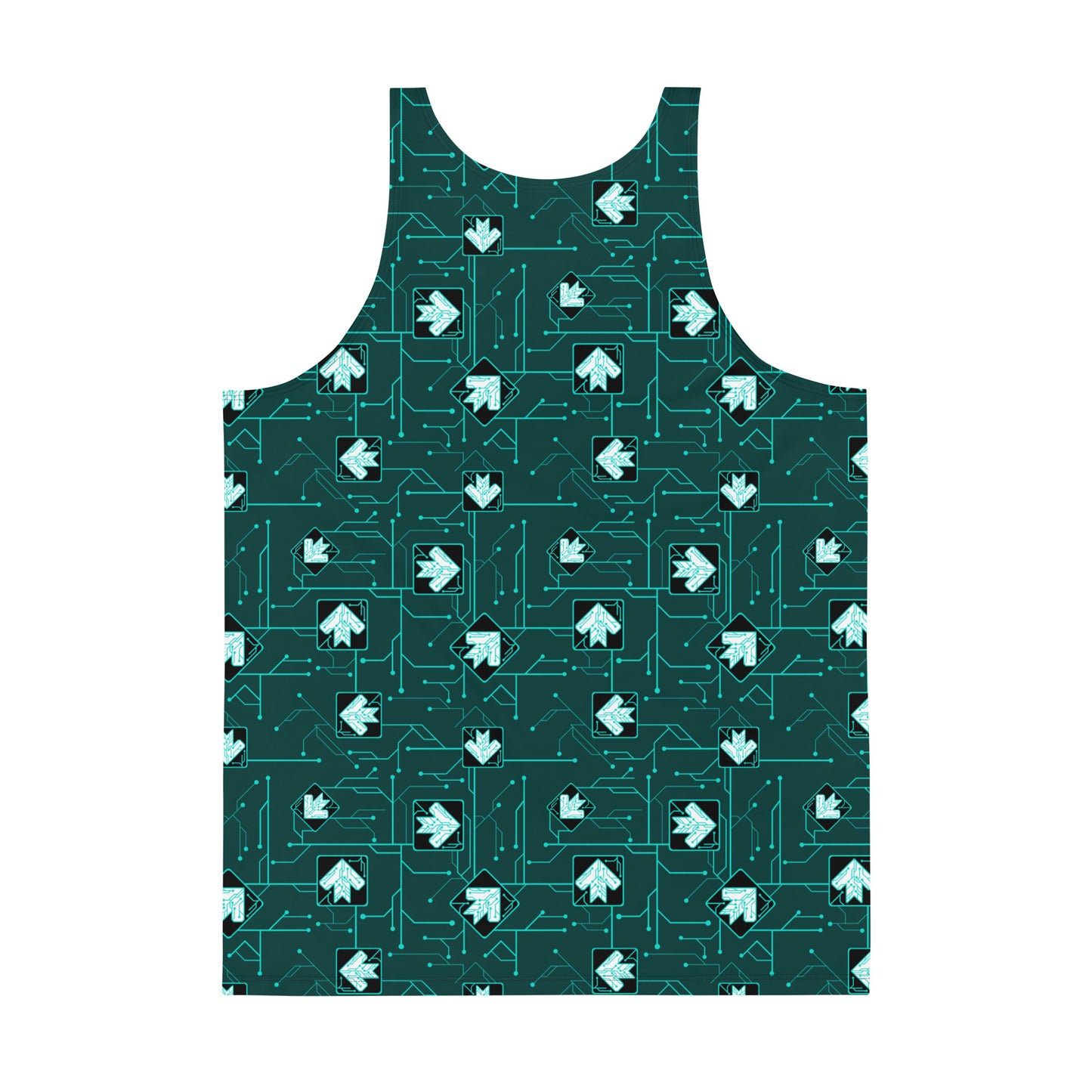 DDR Techno (Blue) - Unisex Tank (Poly Jersey)