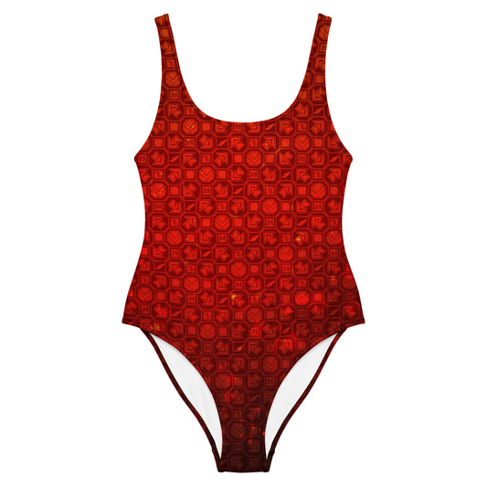 PIU Phoenix Pattern (fire) - Swimsuit