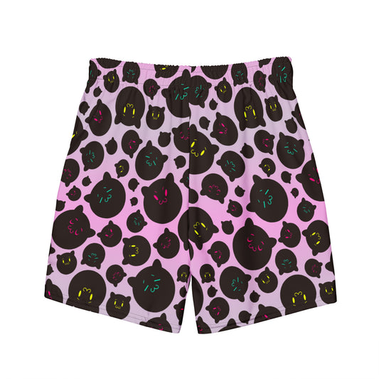 Tamaneko Pattern (Pink) - Swim trunks