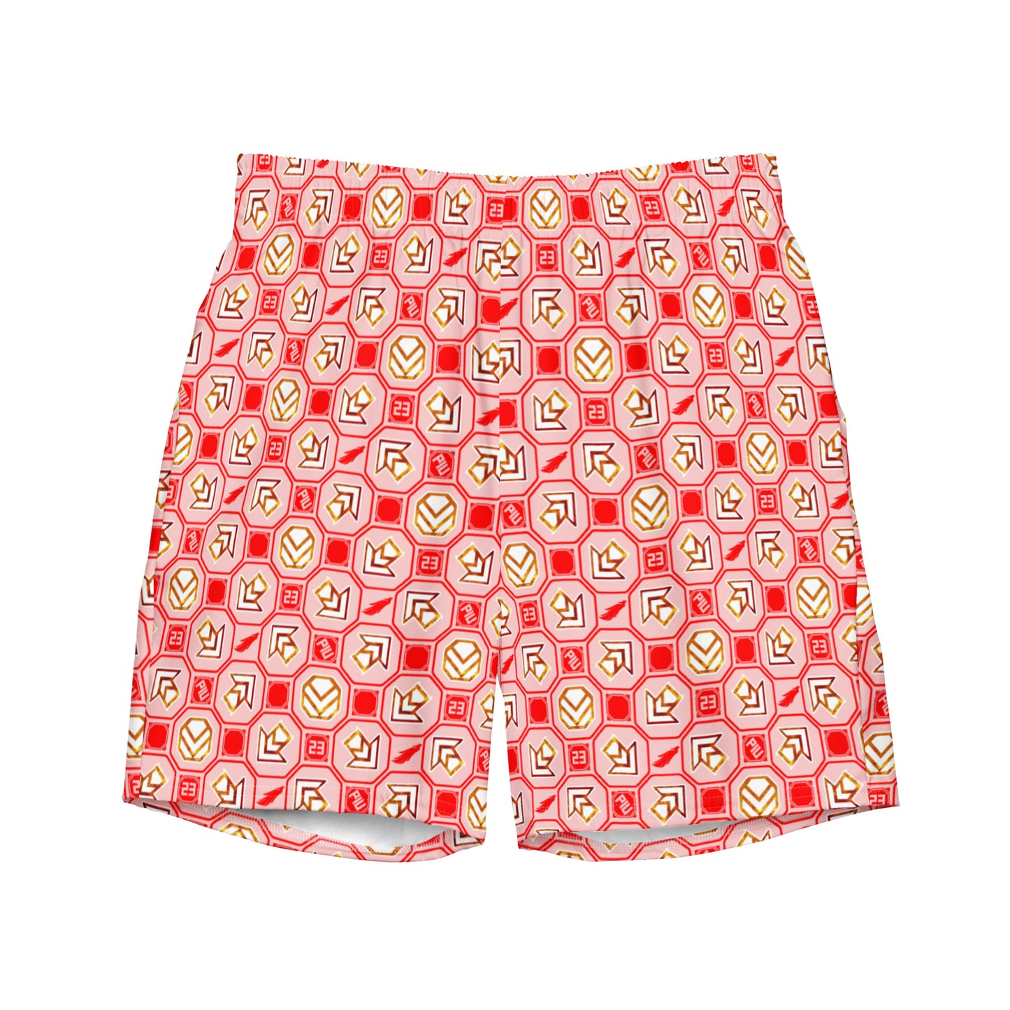 PIU Phoenix Pattern (Pink) - Swim trunks