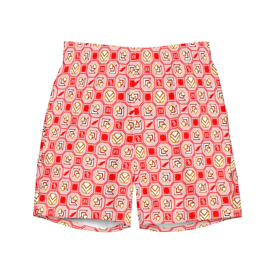 PIU Phoenix Pattern (Pink) - Swim trunks