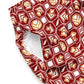 PIU Phoenix Pattern (Dark red) - Swim trunks