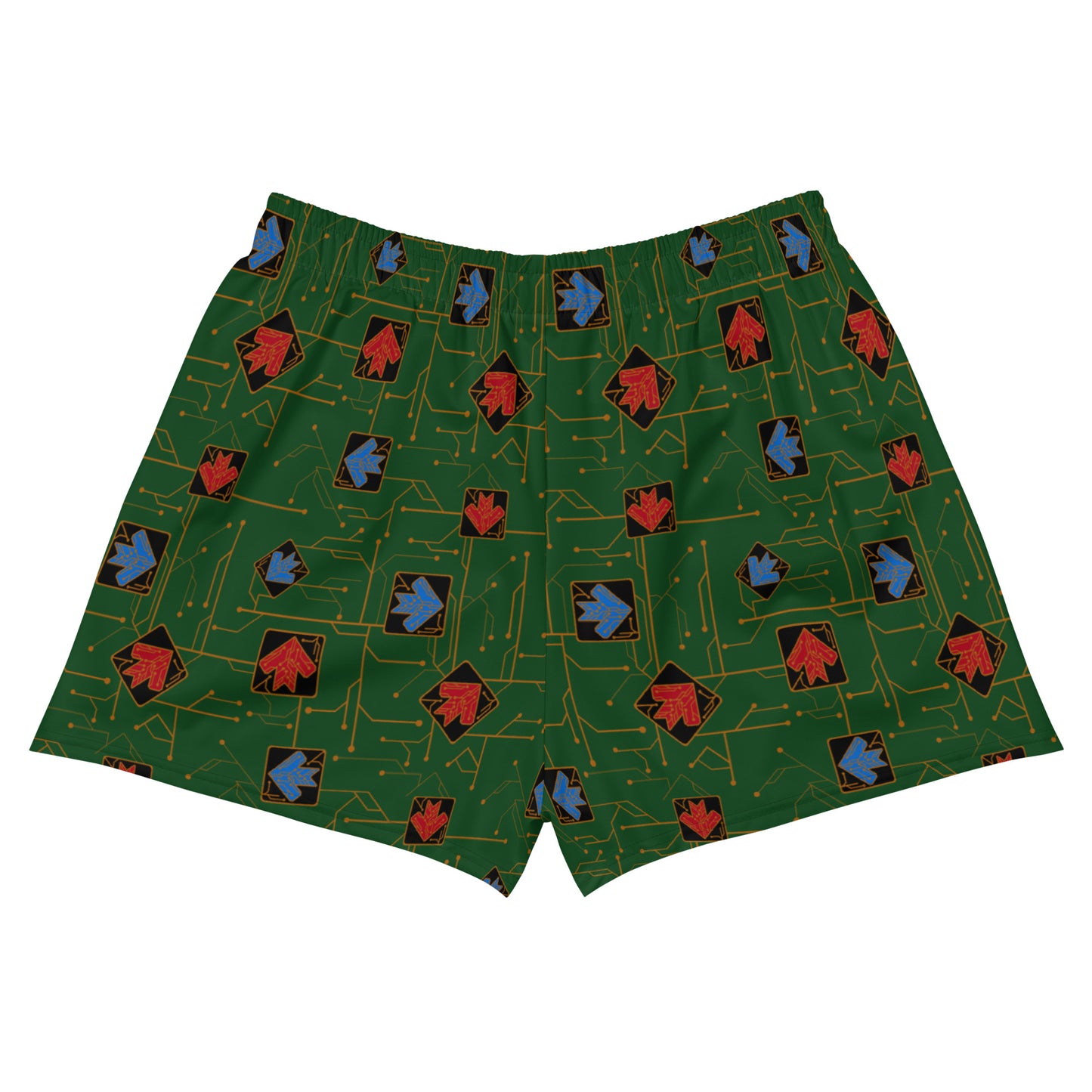 DDR Techno (Green) - Feminine Shorts