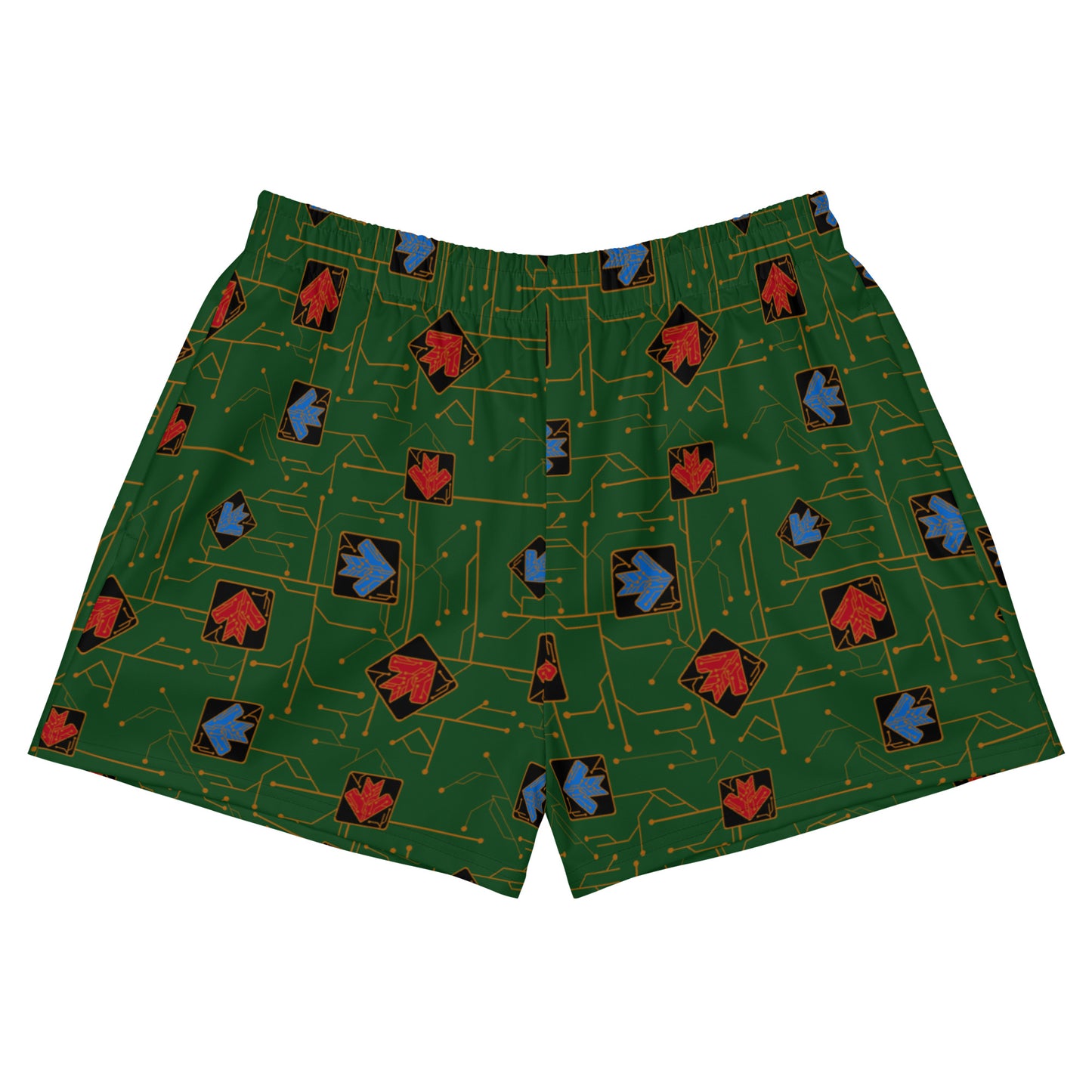 DDR Techno (Green) - Feminine Shorts