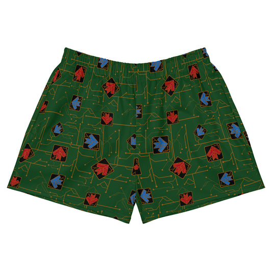 DDR Techno (Green) - Feminine Shorts