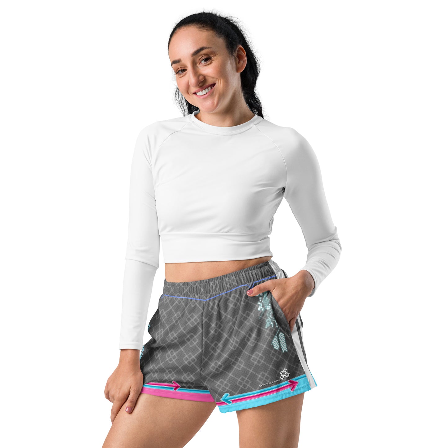 DDR Pastel (Gray) - Feminine Shorts