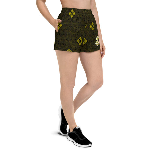 DDR Pattern (Black/Gold) - Feminine Shorts