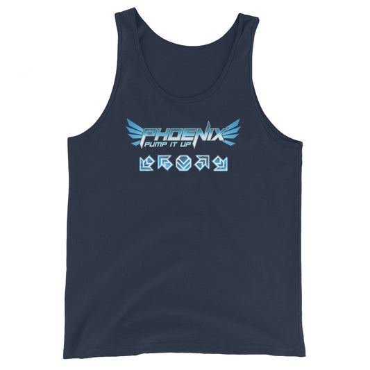 PIU Phoenix (Blue) - Unisex Cotton Tank