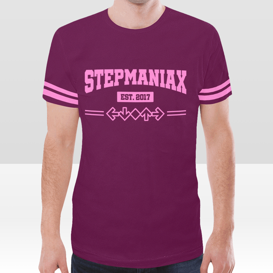 SMX College style (Plum) T-shirt [LONG SHIPPING]